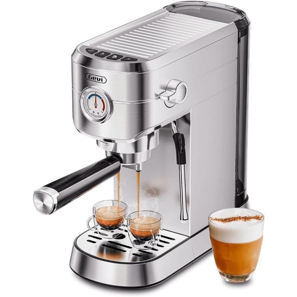 GEVI ECMGO 2-in-1 Smart Espresso Coffee Machine